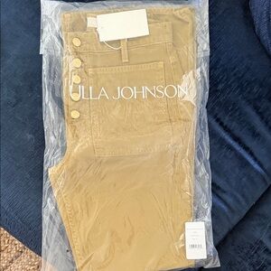 Ulla Johnson High-Rise Jeans in Camel/Tan
